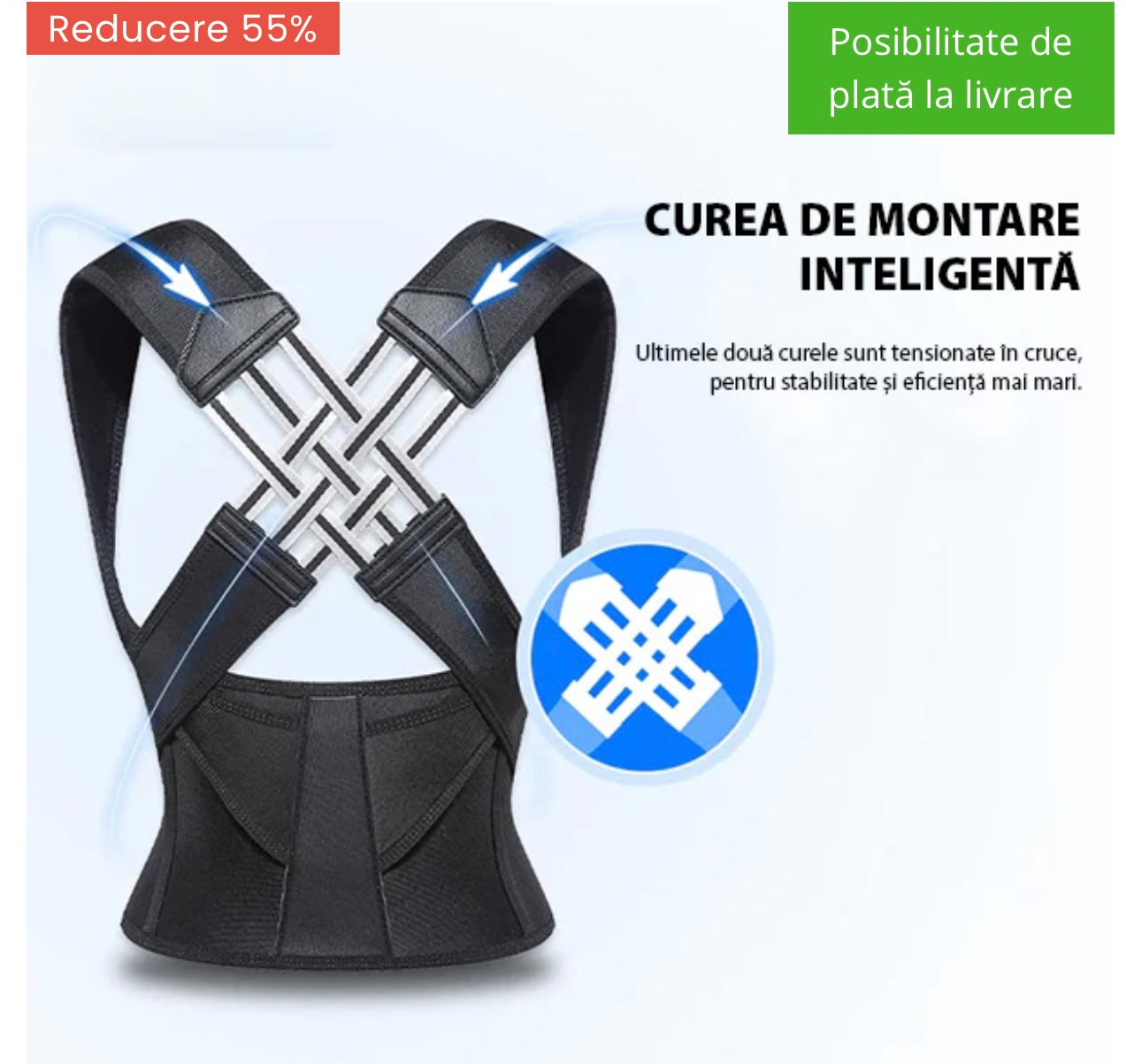 BACKSTRAIGHT™ - SUPORT PENTRU SPATE