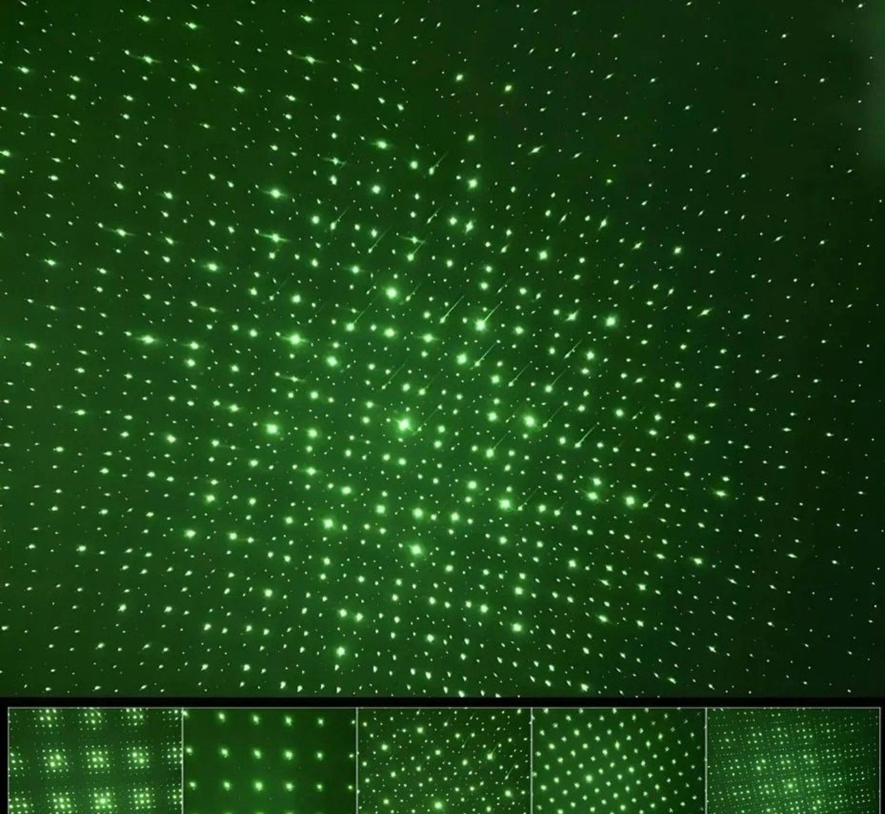 Indicator laser verde puternic cu baterie reîncărcabilă și încărcător 4 în 1