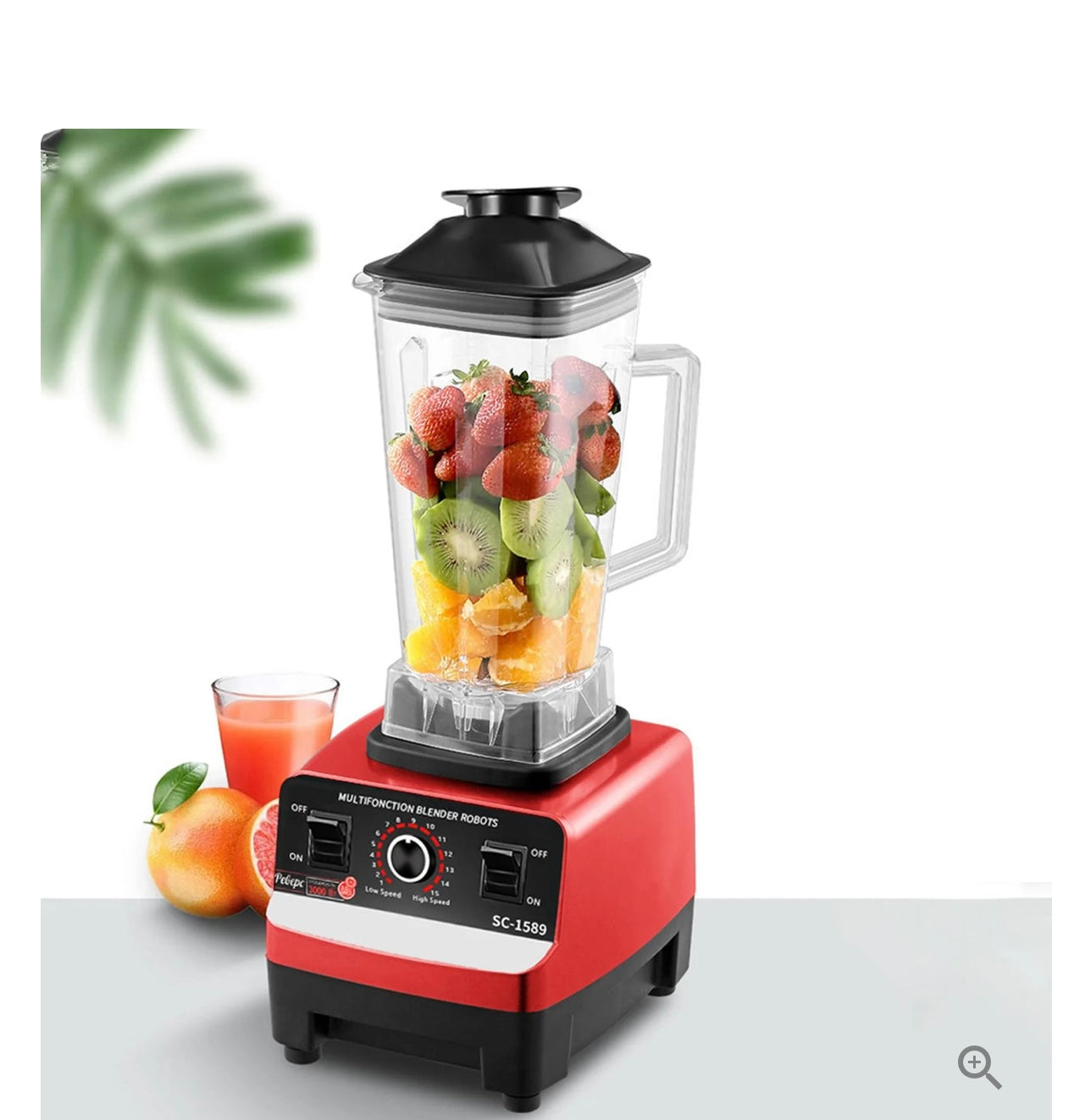Blender profesional 1,5L , viteze