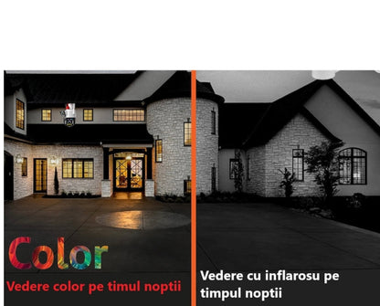 Set 2X Camere de supraveghere dubla WIFI, Cu 2 camere video integrate