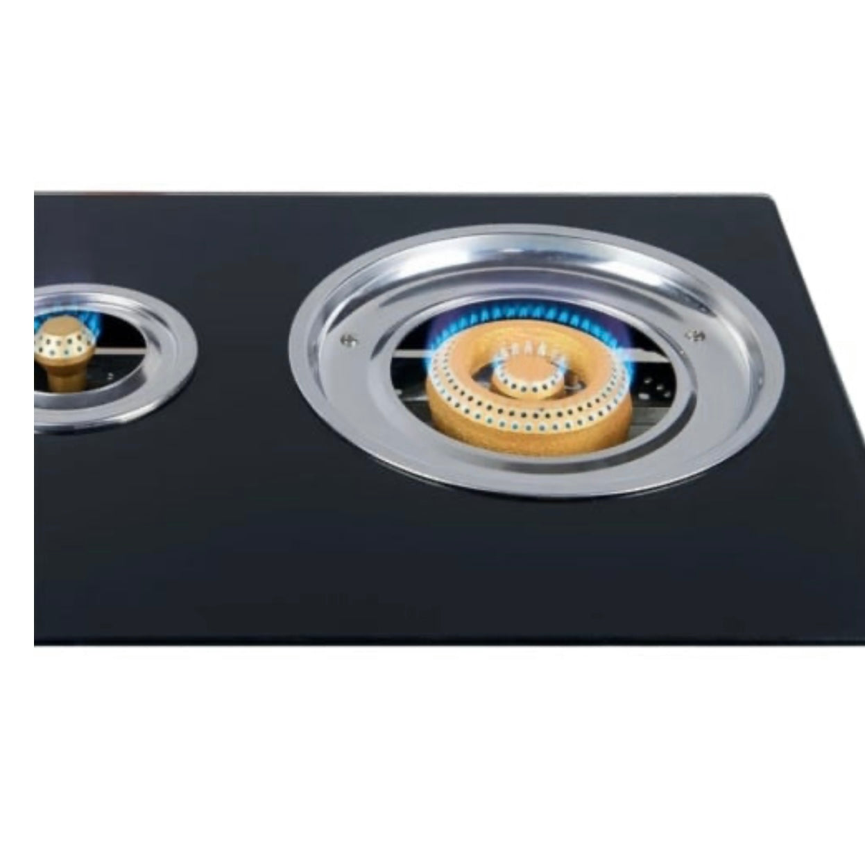 Aragaz Portabil cu Plită din Sticlă Securizata, 3 Arzătoare, Funcționare pe GPL- Butelie, Design Modern și Ușor de Curățat