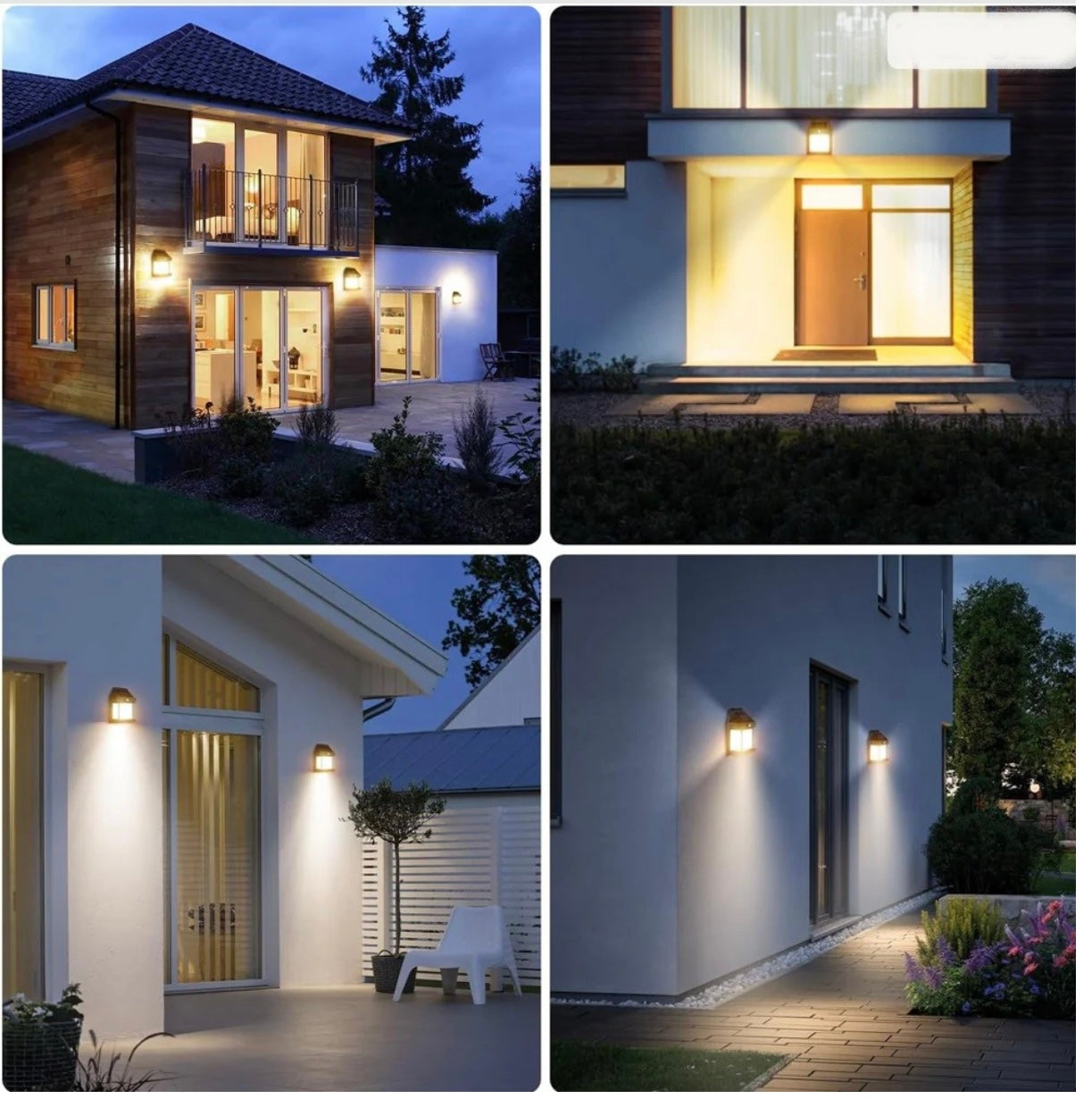 Lampă Solară LED de Perete Tip Felinar Iluminat Exterior cu Senzor de Mișcare 8m