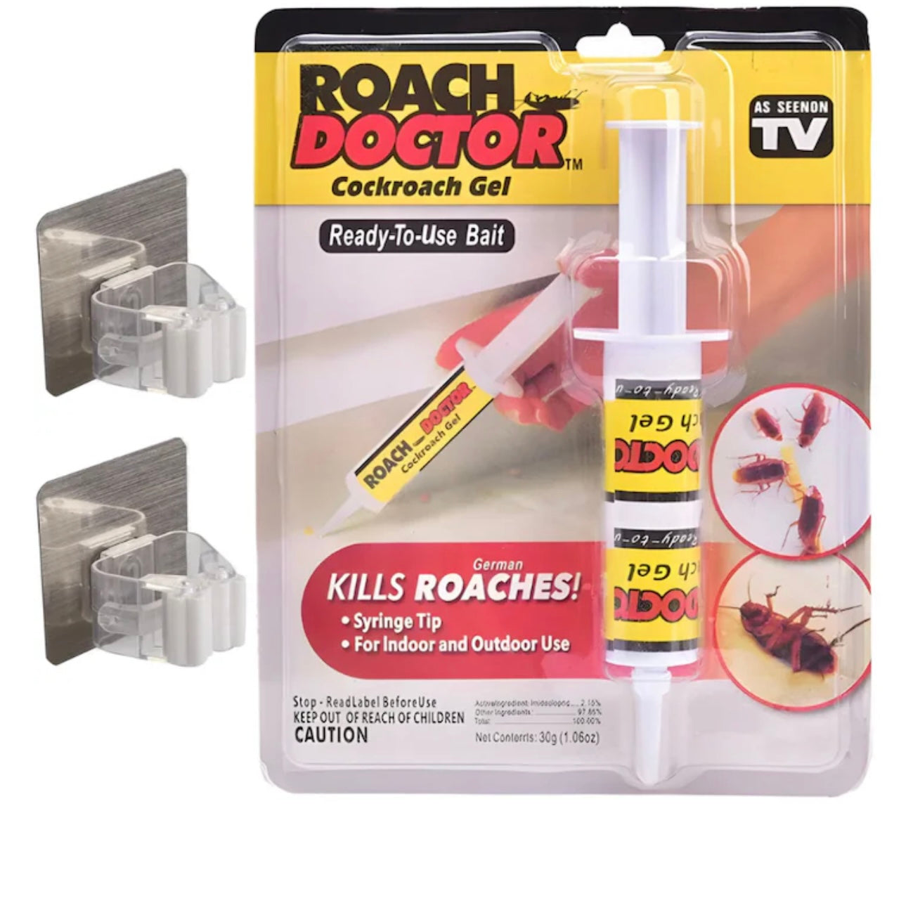 Set 4x Gel Anti-Gândaci Roach Doctor, Eliminare Rapidă și Eficientă, Protecție de Lungă Durată