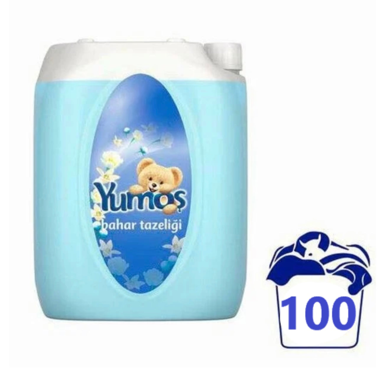Balsam de rufe Yumos Cicek Floral Fresh, Superconcentrat, Parfum intens, 100 Spalari, 5L
