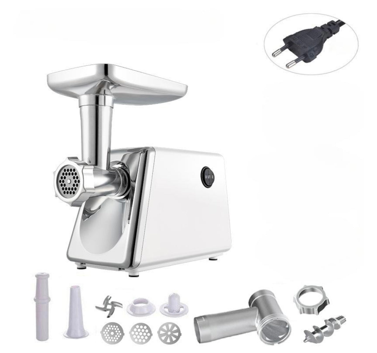 MASINA DE TOCAT CARNE ELECTRICA, 2200W, CU ACCESORII PENTRU CARNATI