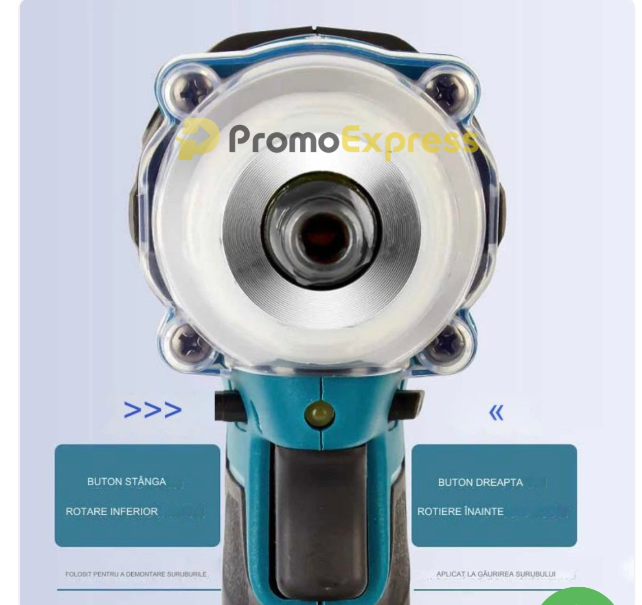 Bormasina / pistol cu impact 48V cu 2 acumulatori si 40 accesorii LEIH MANN