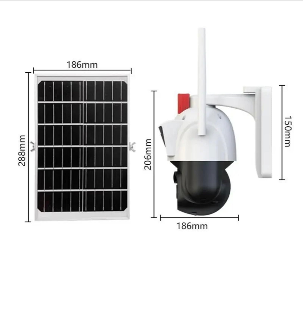 Set 2X Camera de supraveghere 4G, Cu Panou Solar