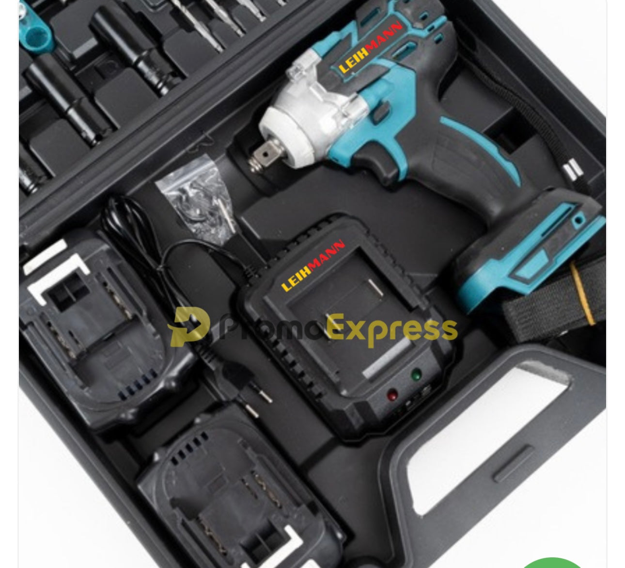 Bormasina / pistol cu impact 48V cu 2 acumulatori si 40 accesorii LEIH MANN