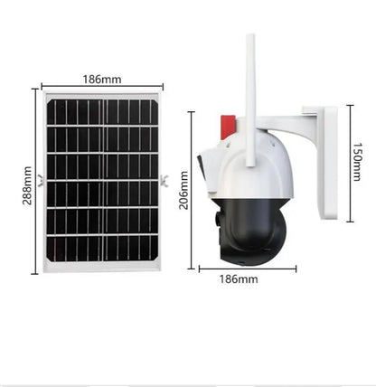 Set 3X Camera de supraveghere 4G, Cu Panou Solar