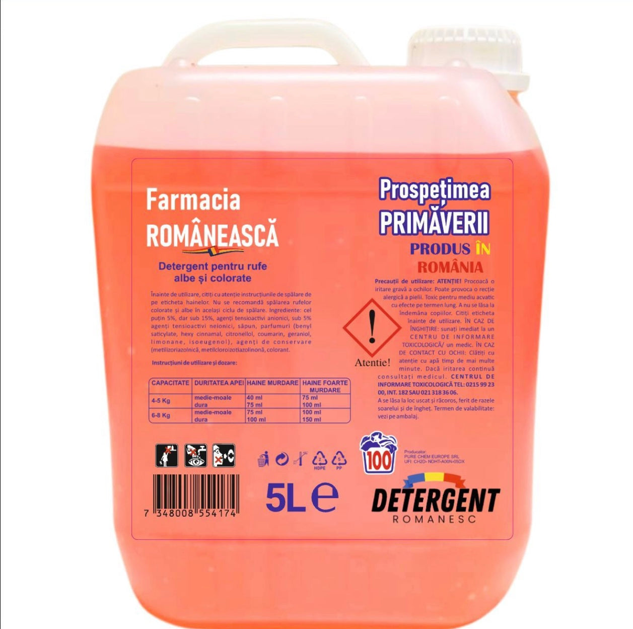 Pachet 2x Detergent Lichid Arwil cu Bicarbonat cu miros de pearblak – Curățenie Profundă și Protecție Țesături