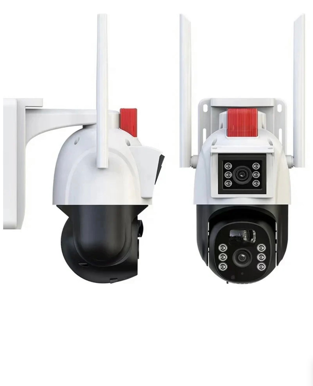 Camera de supraveghere dubla WIFI, Cu 2 camere video integrate, 6MP, Full HD+ 4K