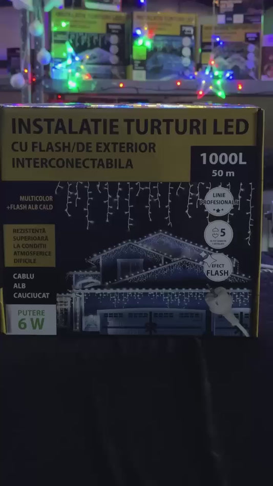 Instalație franjuri cu flash 50 METRI